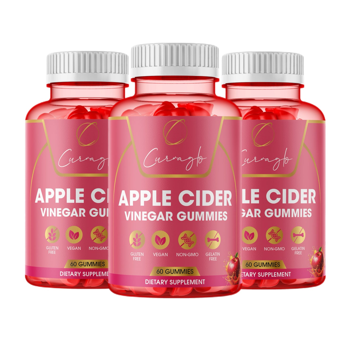 Curvaglo organic apple cider vinegar gummies