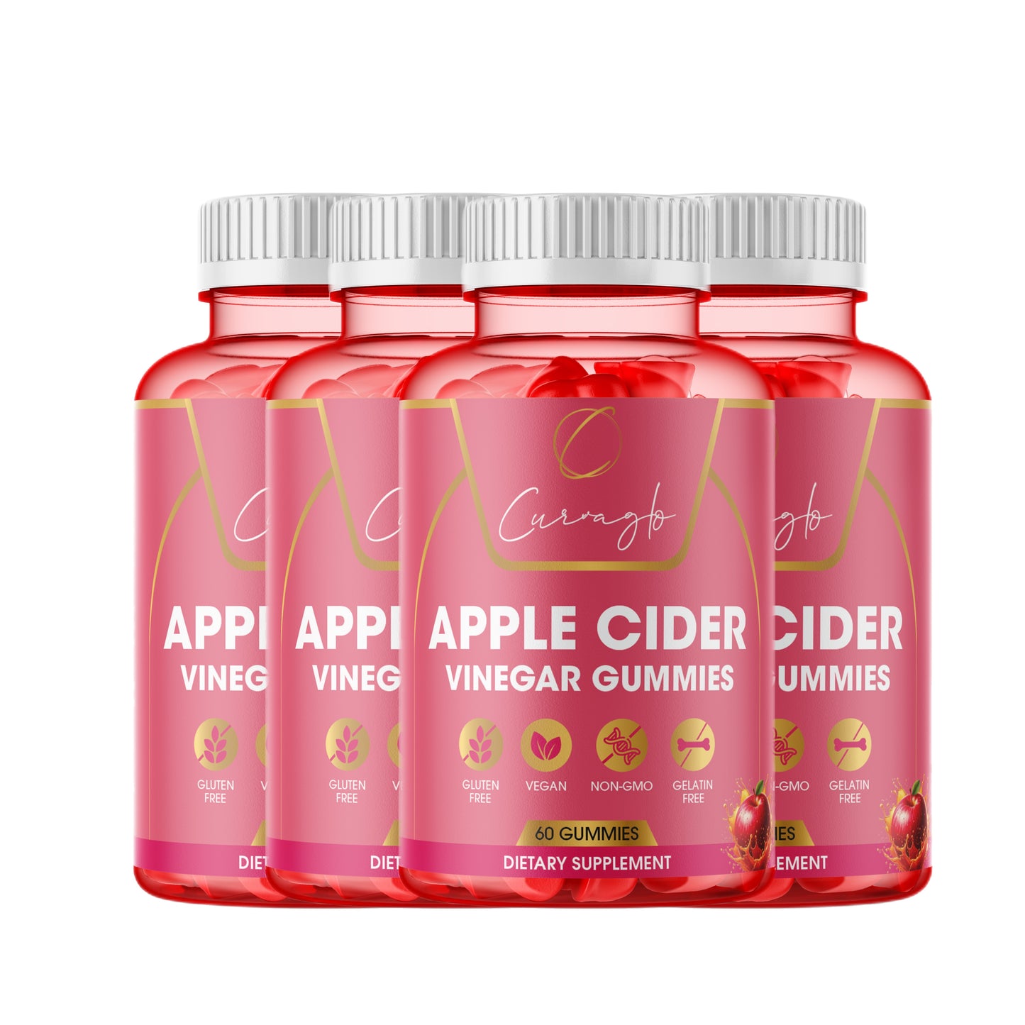 Curvaglo organic apple cider vinegar gummies